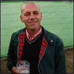 A very happy festival-goer